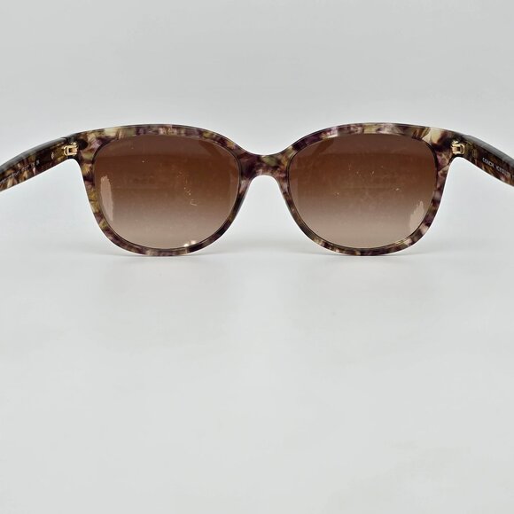 Coach HC8132 L109 528713 Confetti Brown Frame Brown Gradient Lens Sunglasses main image 7